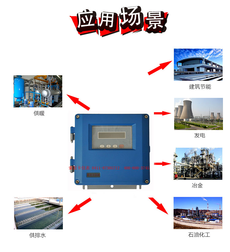 手持式超声波流量计应用现场