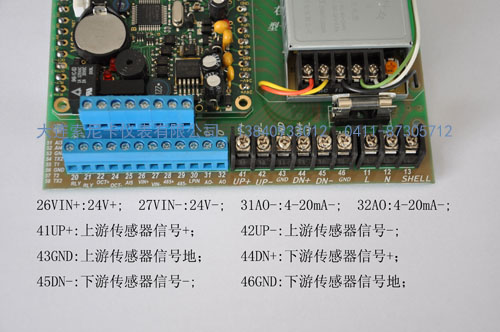 超声波流量计主板接线图